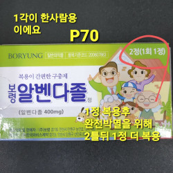 보령제약 알벤다졸 구충제