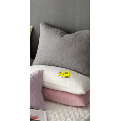 UP Grade! charcoal 아사 순면100% 피그먼트 베개커버 (50*70 퀸)