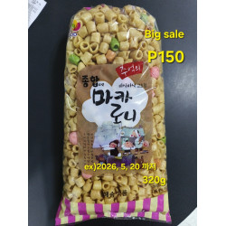 추억의 손가락 뻥튀기 마카로니 과자 320g