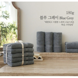 테리파머 호텔 타월 보더 고중량 180g - Blue grey