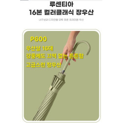 16개의 우산살 클래식 장우산