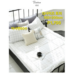 바닥에도 침대에도 OK 아사면 60수 토퍼  - 텐텐 Tenten