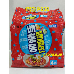 농심 배홍동 쫄쫄면 1팩4개입 특가세일