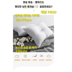 경추용 원홀 퀸사이즈 베개솜 - 지퍼형